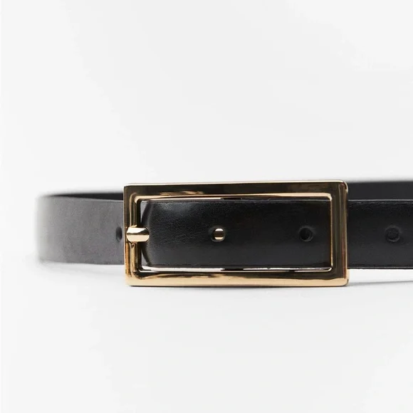Zara Fine Leather belt display picture 1